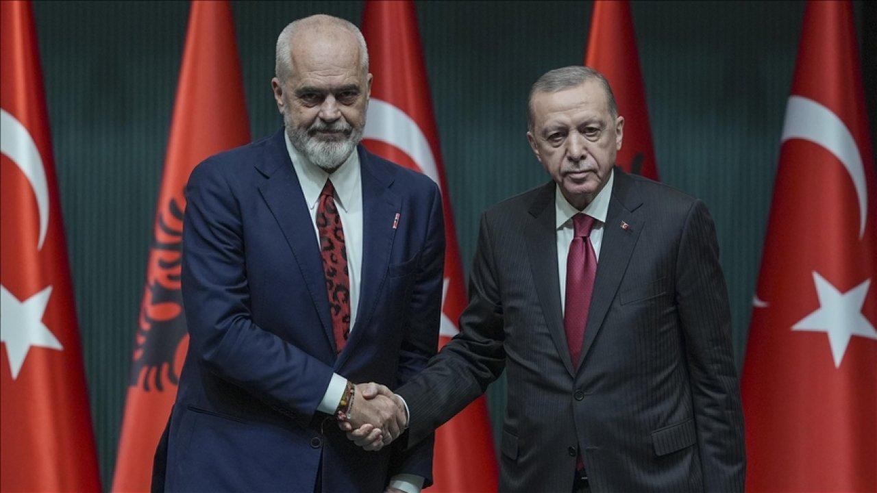 Cumhurbaşkanı Erdoğan, Arnavutluk Başbakanı Edi Rama ile görüştü