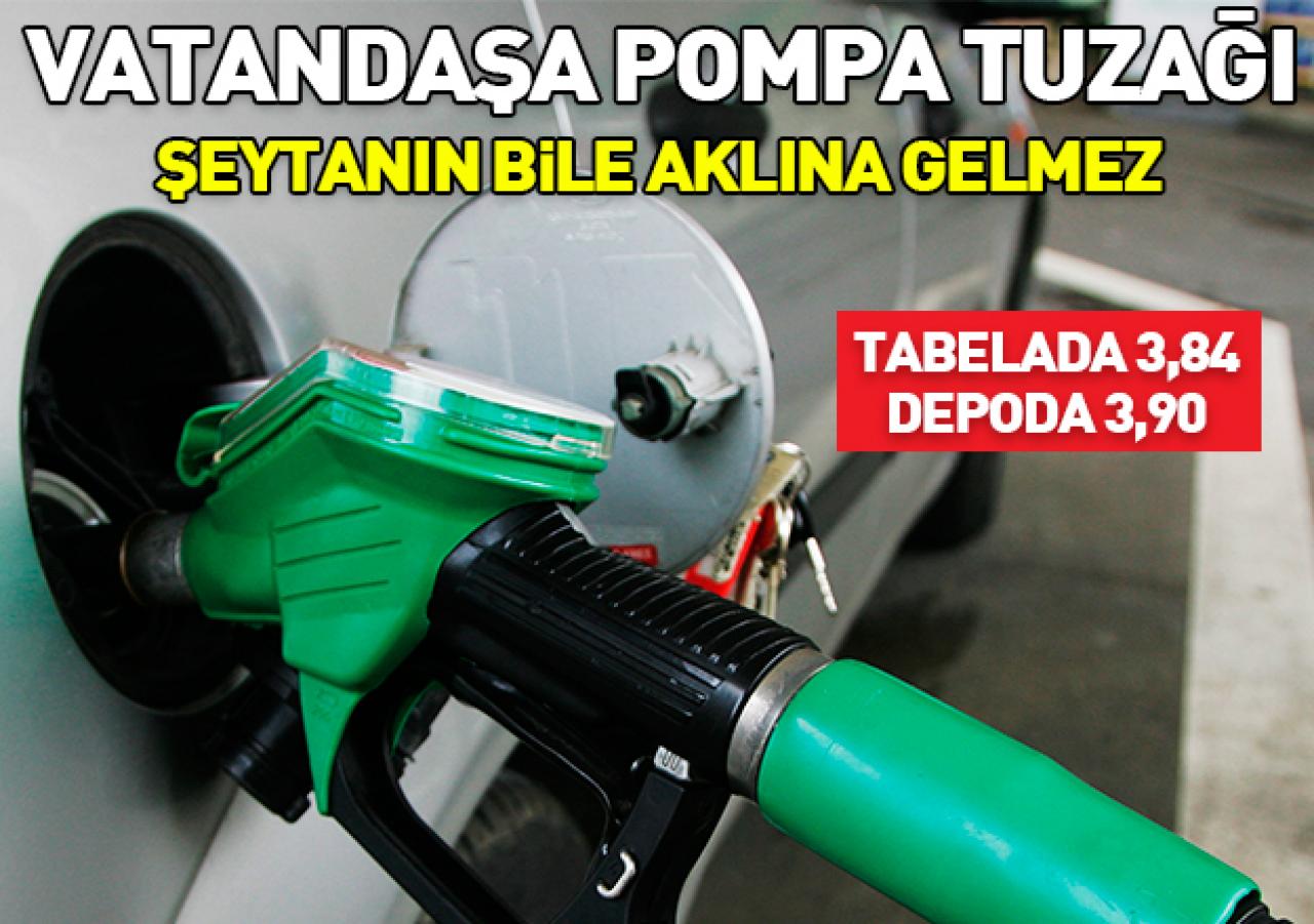 Vatandaşa pompa tuzağı