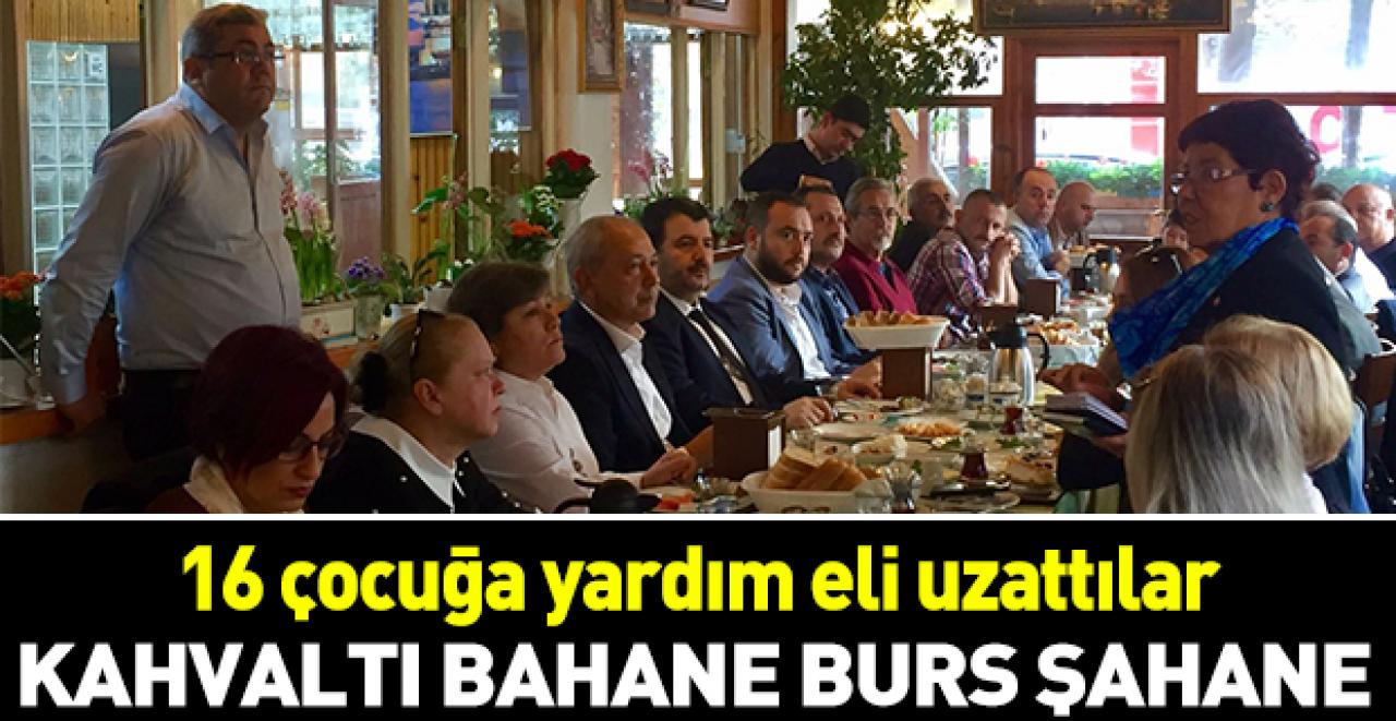 Kahvaltı bahane burs şahane