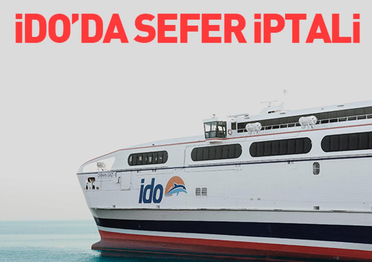 İDO'dan sefer iptali