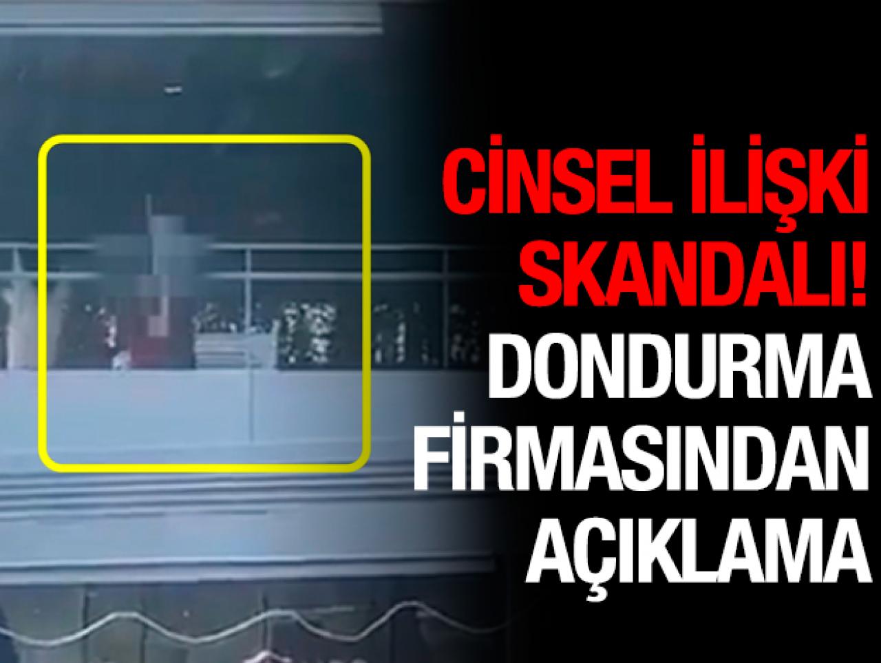 Dondurma firmasının bulunduğu binada skandal! Açıklama geldi