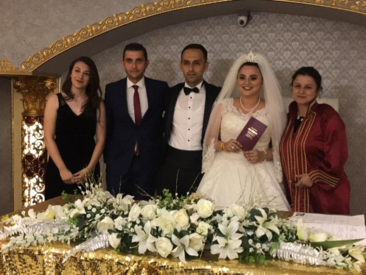 Cihan ve Melike dünyaevine girdi