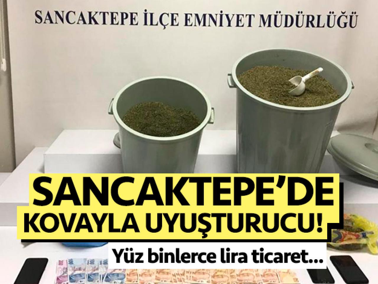 Kovayla uyuşturucu bulundu