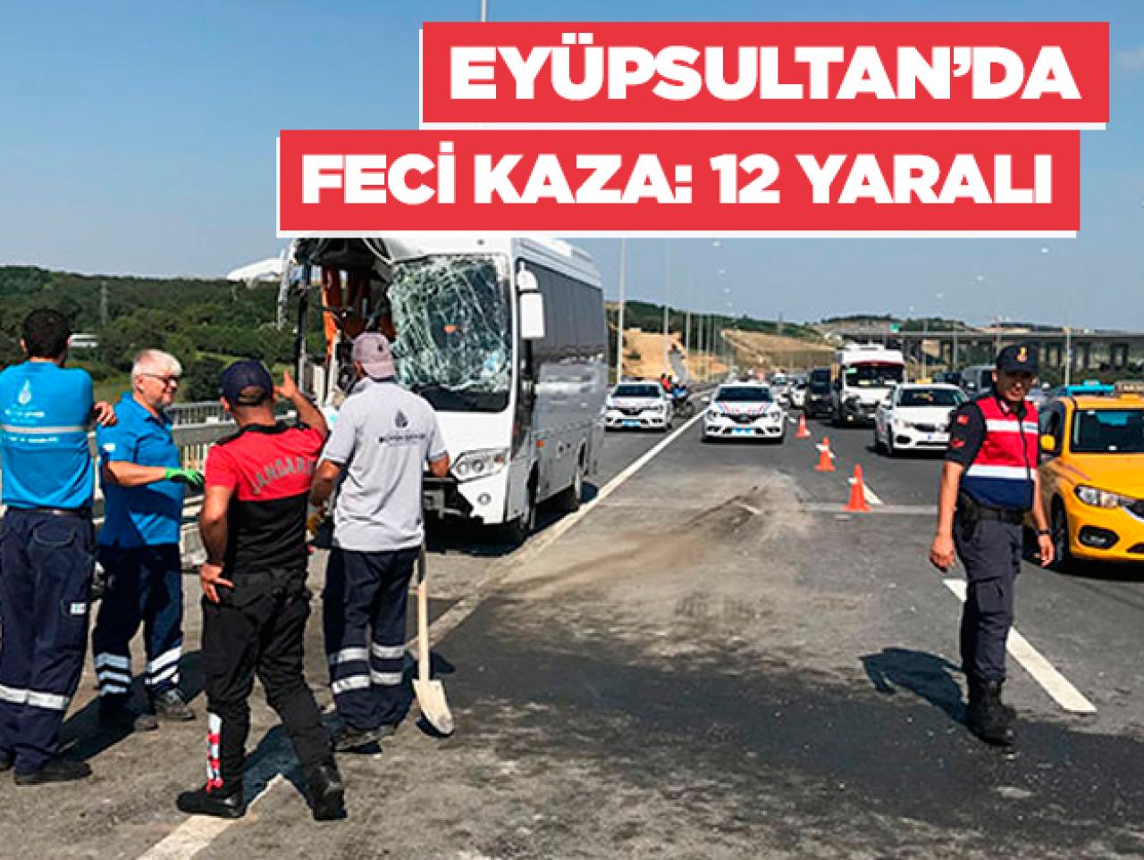 Eyüpsultan'da feci kaza: 12 yaralı