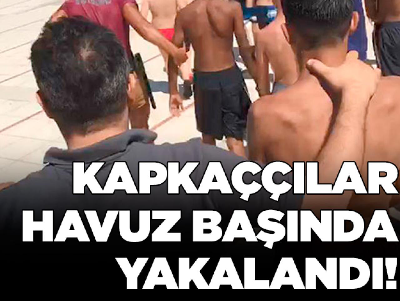 Esenyurt'ta motosikletli kapkaç çetesi havuz başında yakalandı