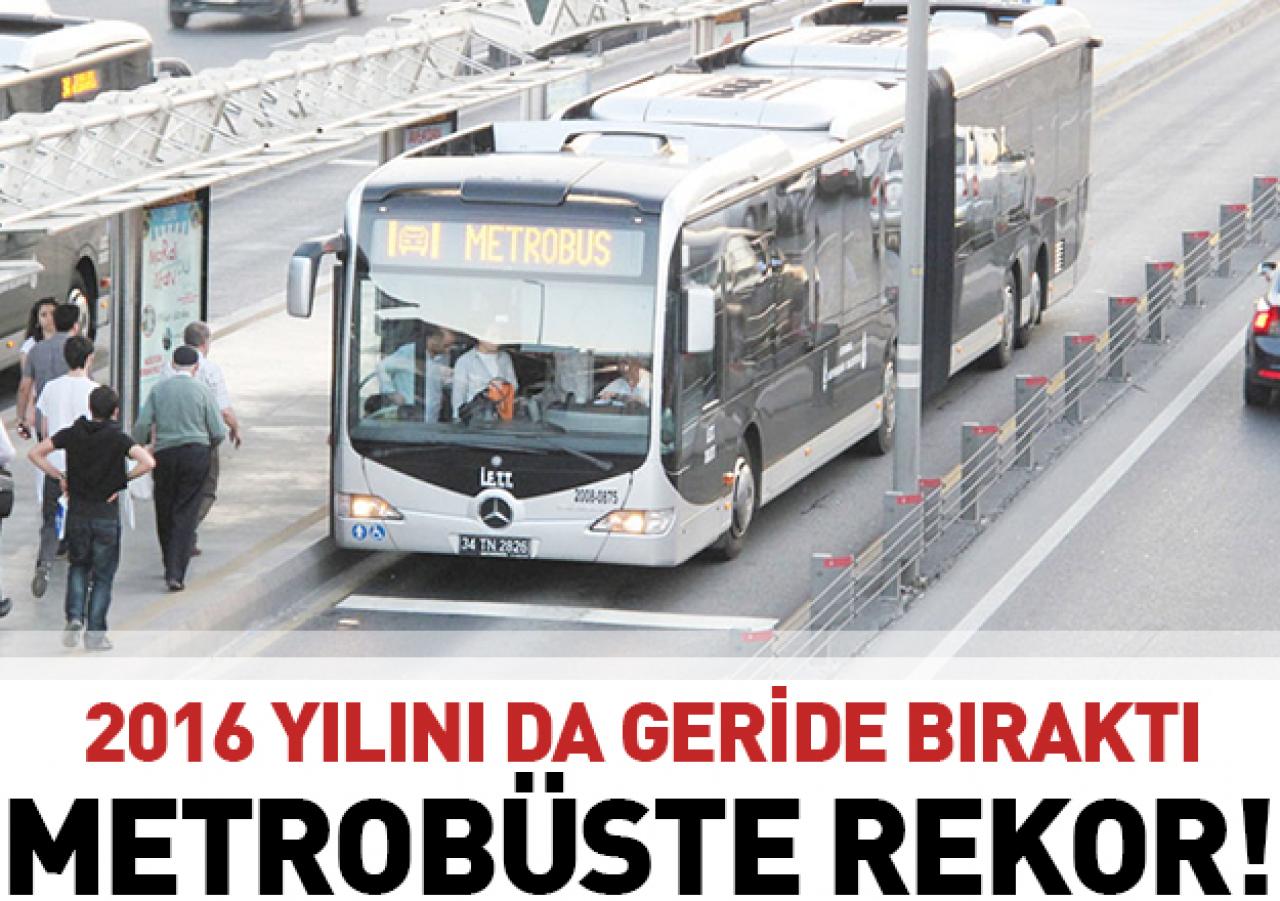 Metrobüste yolcu rekoru