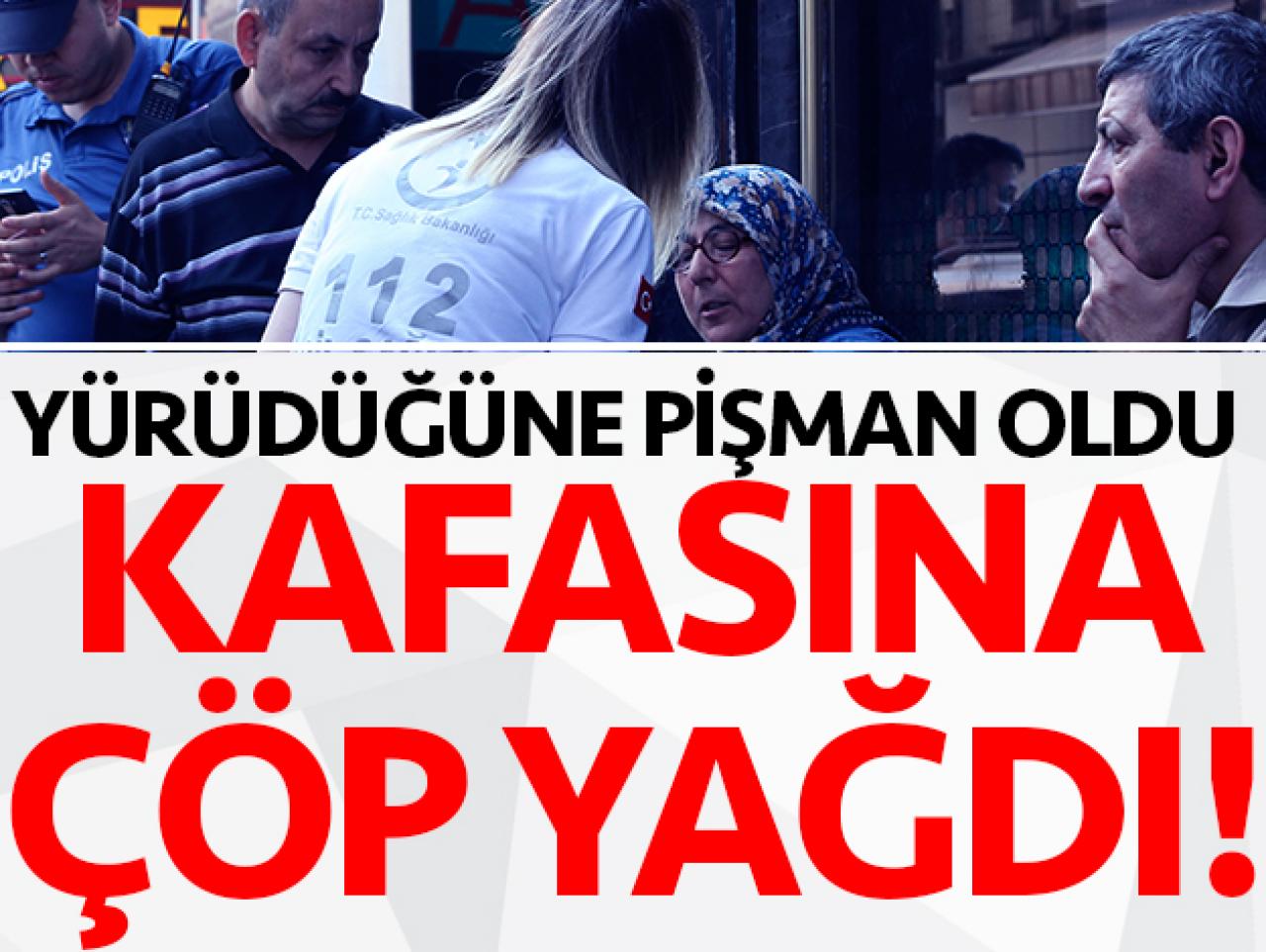 Yürüdüğüne pişman oldu