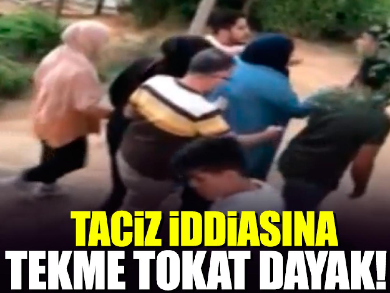 Sultangazi'deki parkta taciz iddiasına tekme tokat dayak!