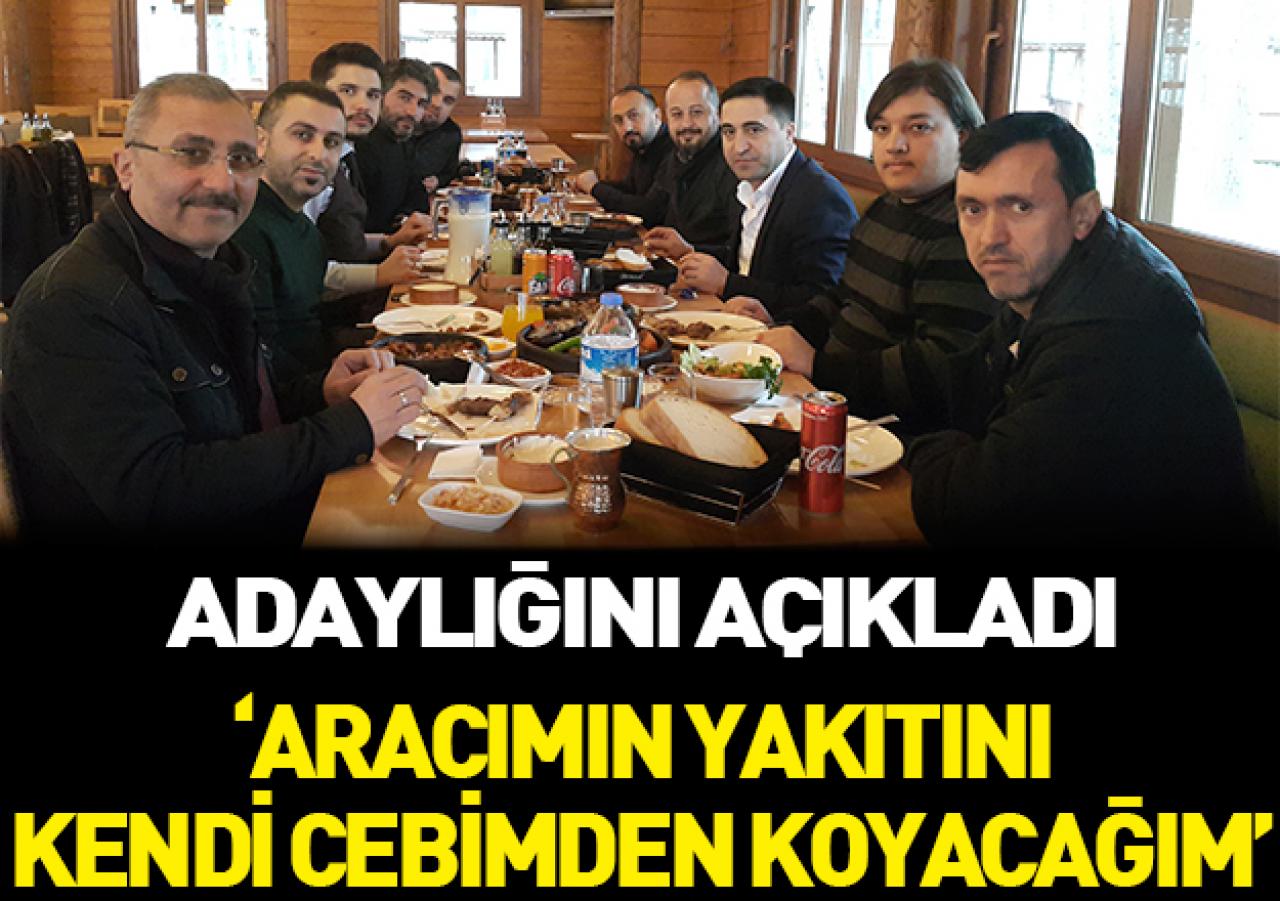 Aracının yakıtını cebinden koyacak!