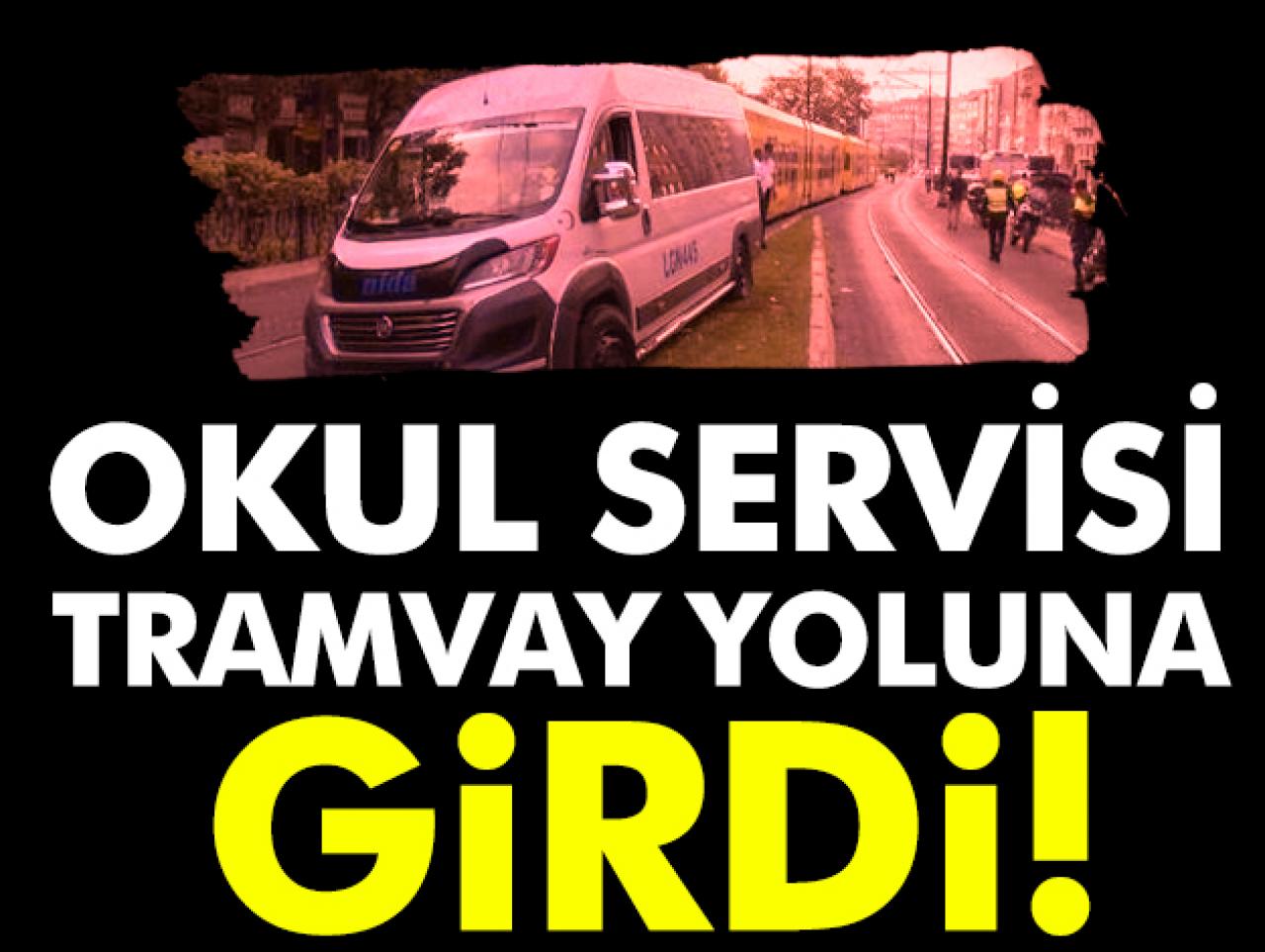 Fındıkzade'de tramvay yoluna servis girdi! Seferler durdu