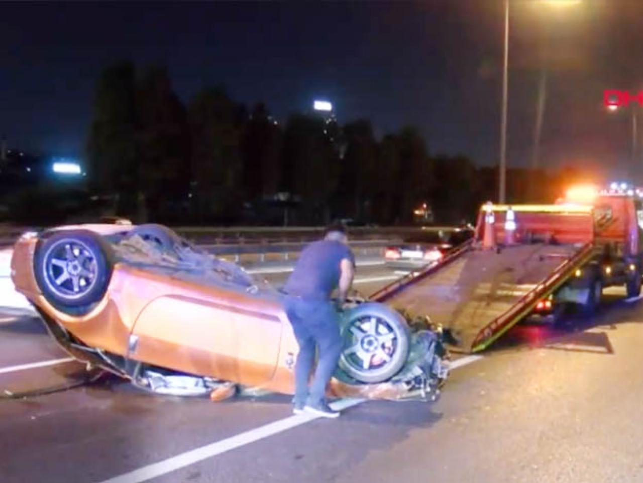 Ambulansa yol vermeyen sürücü akıllanmadı! Şimdi de kazaya neden oldu