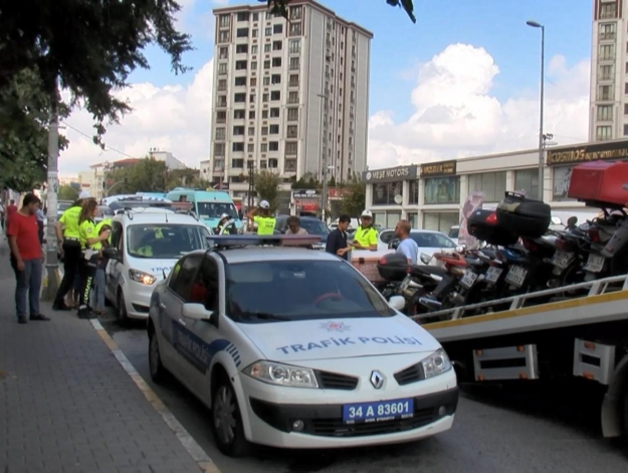 Esenyurt'ta motosikletlere yönelik denetim