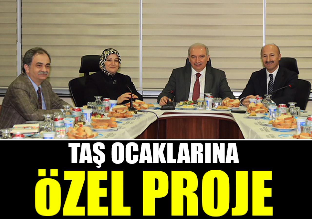 Taş ocaklarına özel proje