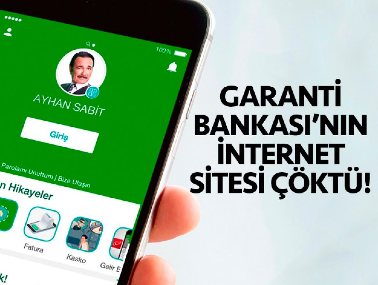 Garanti BBVA Bankası internet sitesi çöktü! Garanti'ye nasıl girilir?