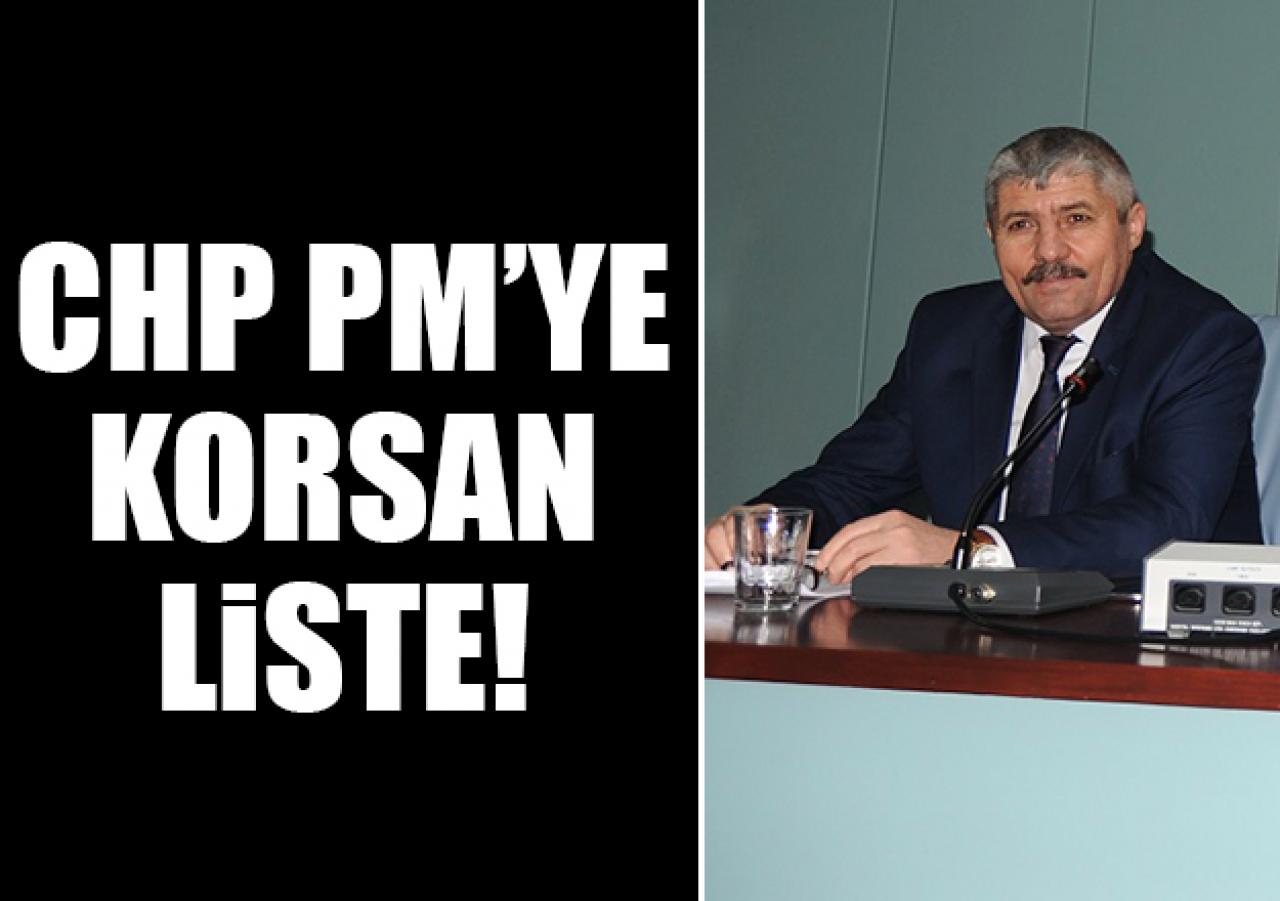 CHP PM'ye korsan liste!