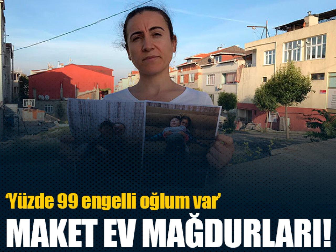 Esenyurt'ta maket ev mağdurları isyan etti: Ne evimizi ne paramızı alabiliyoruz