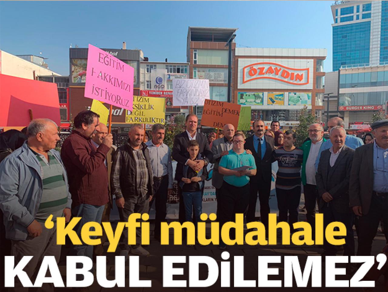 Keyfi müdahale kabul edilemez!