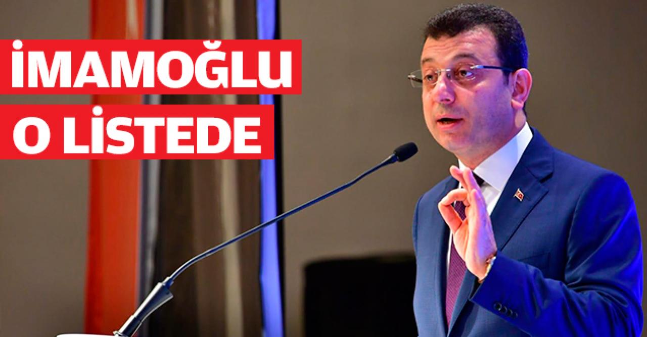 Ekrem İmamoğlu The Bloomberg 50'de