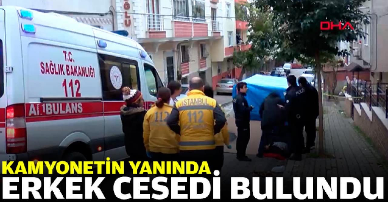 Kamyonetin yanında ceset bulundu