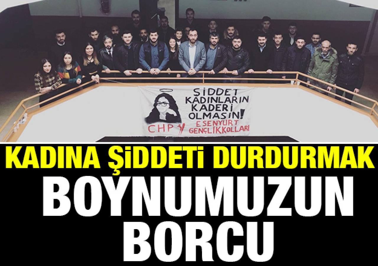 Kadına şiddeti durdurmak boynumuzun borcu