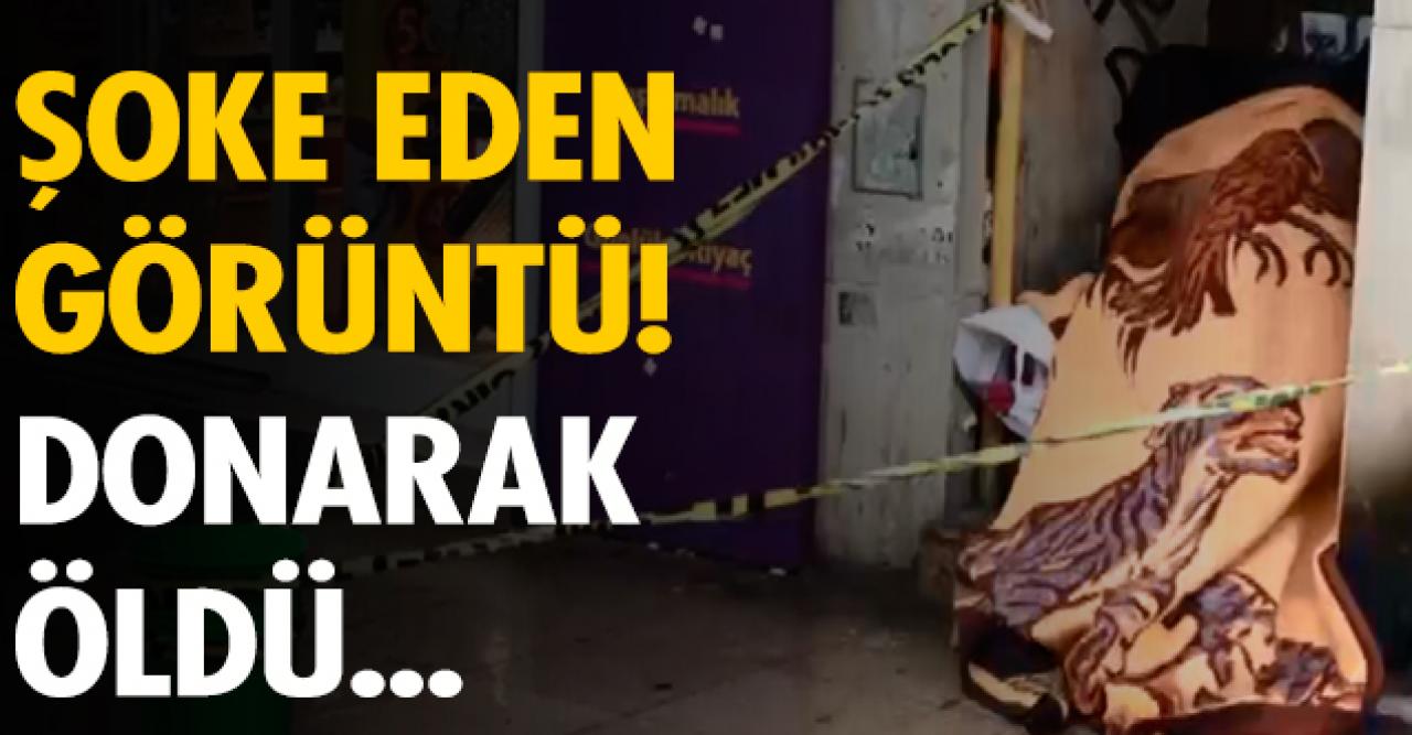 Fatih'te bir kadın donarak hayatını kaybetti