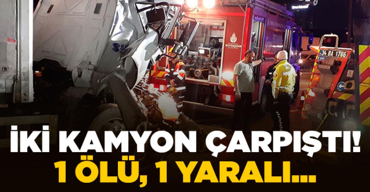 TEM'de iki kamyon çarpıştı: Kazım Aydın hayatını kaybetti