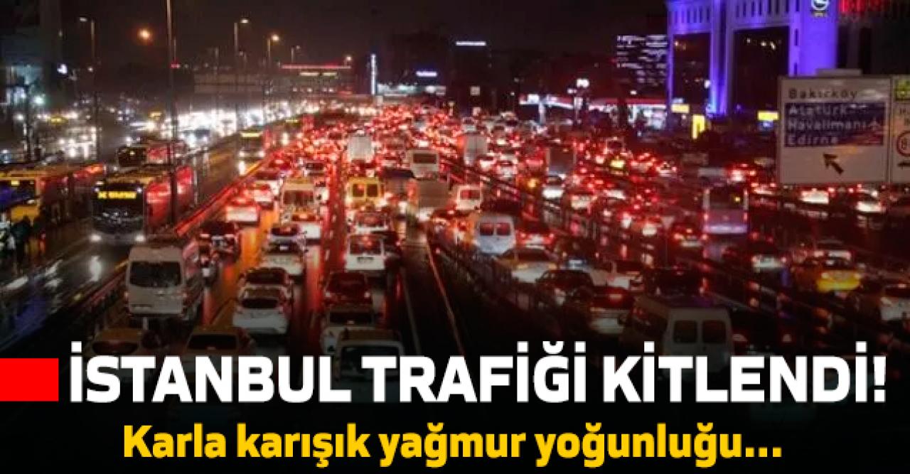 İstanbul trafiğinde yoğunluk!