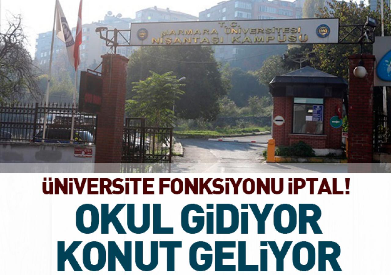 Okul gidiyor konut geliyor