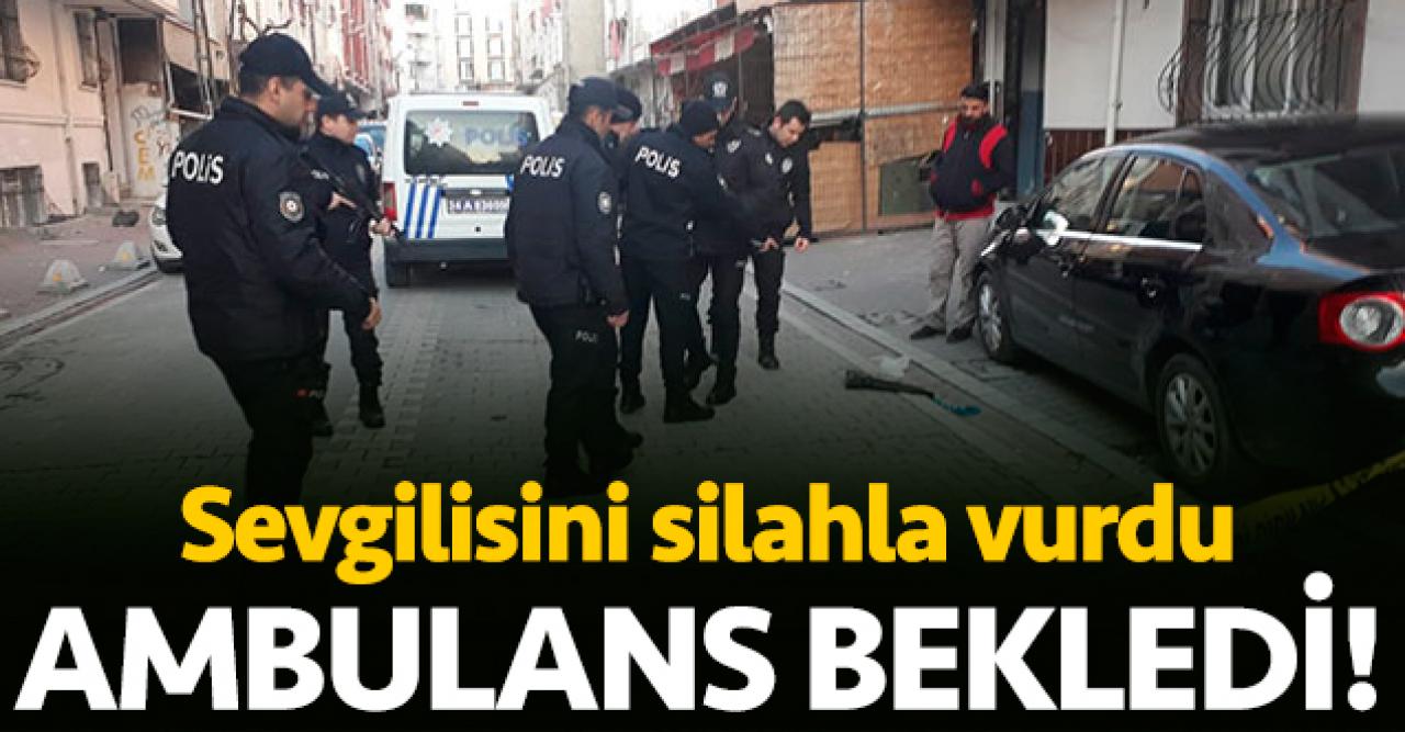 Sevgilisini silahla vurdu, başında bekledi!