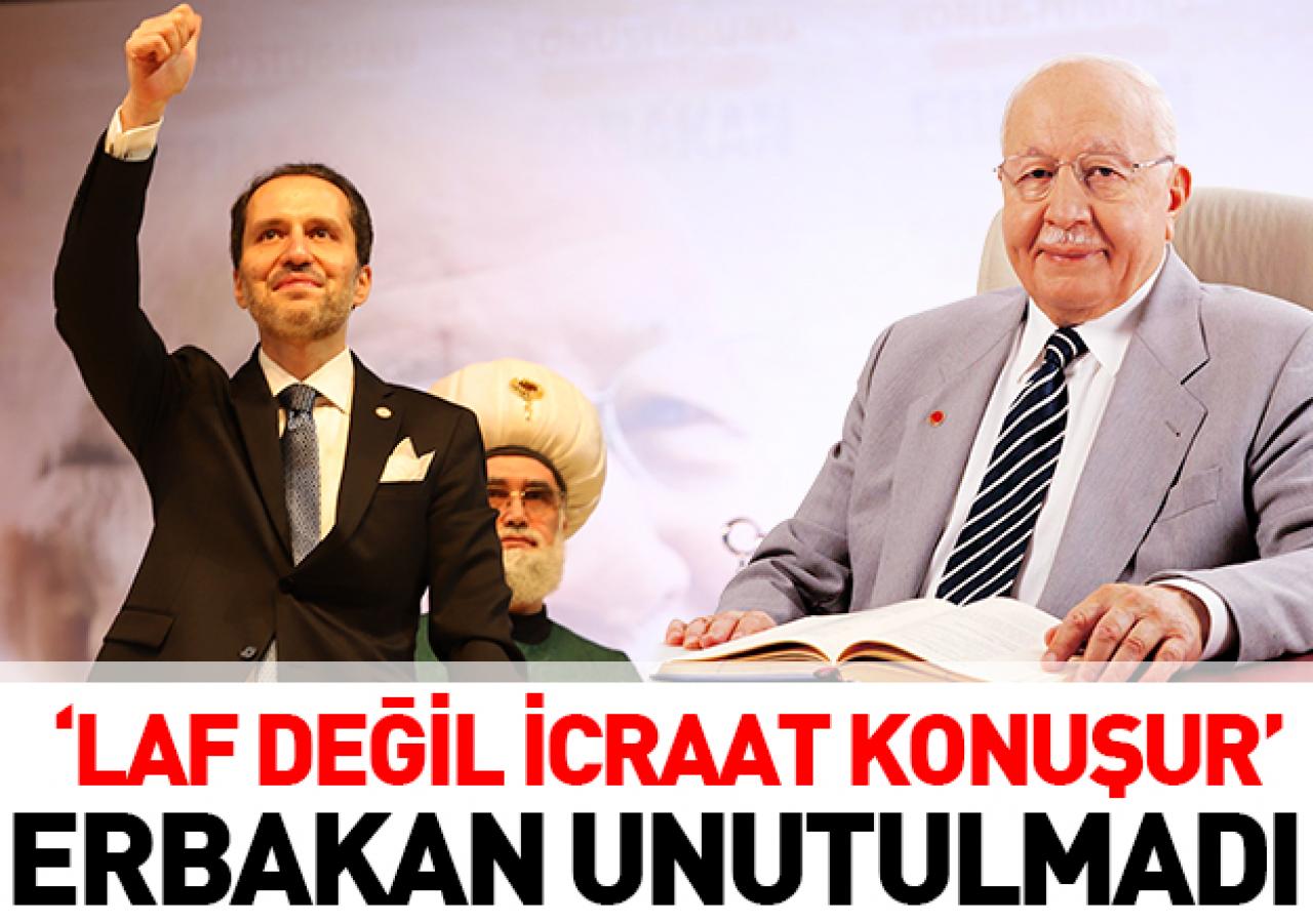 Erbakan unutulmadı