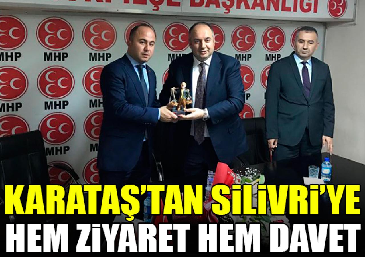 MHP İl Başkanı'ndan hem ziyaret hem davet