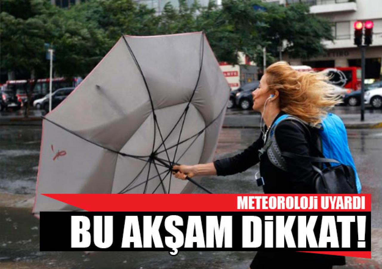 Meteoroloji'den kuvvetli rüzgar uyarısı