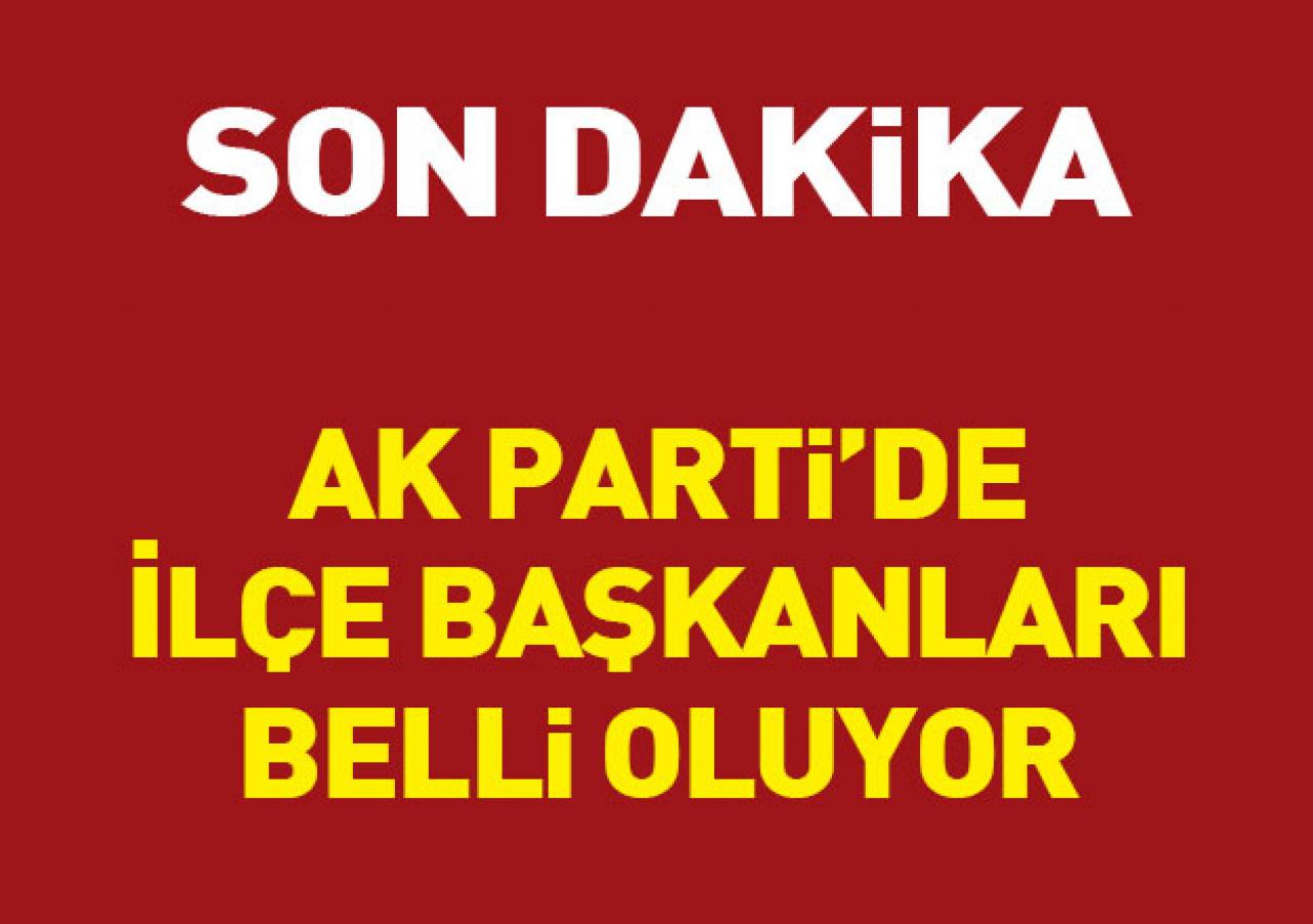 Ak Parti'de İstanbul ilçe başkanları belli oluyor