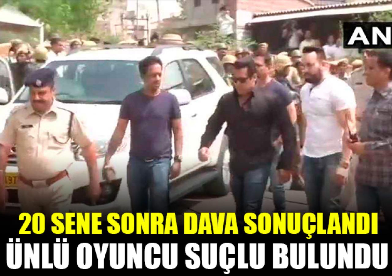 Salman Khan'a 6 yıl hapis cezası