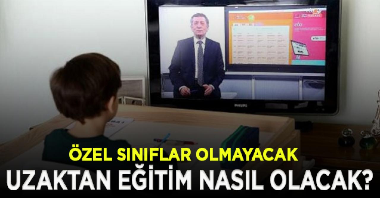 Uzaktan eğitim nasıl olacak?