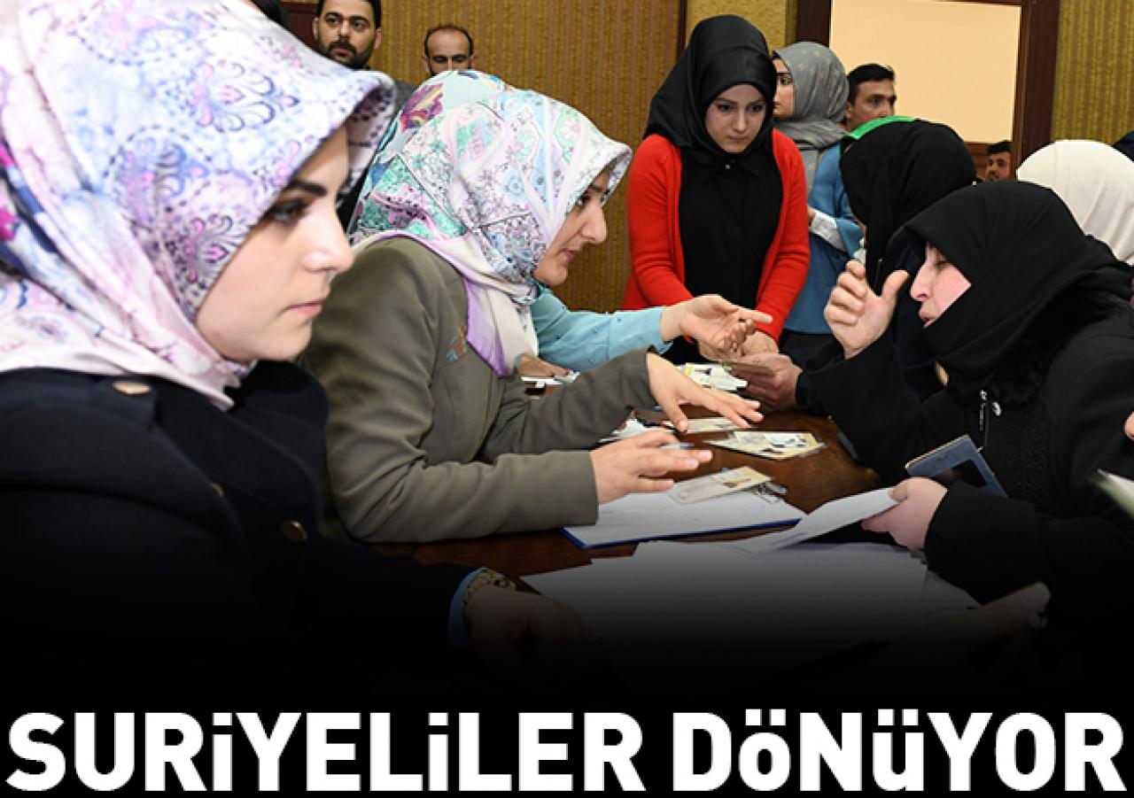 Esenyurtlu Suriyeliler dönüş yolunda