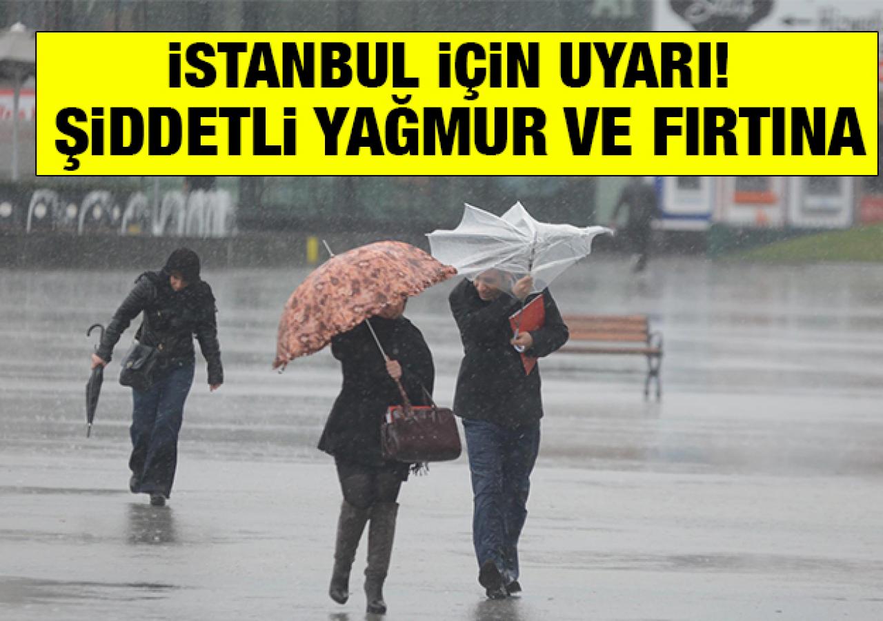 Meteoroloji'den şiddetli rüzgar ve fırtına uyarısı