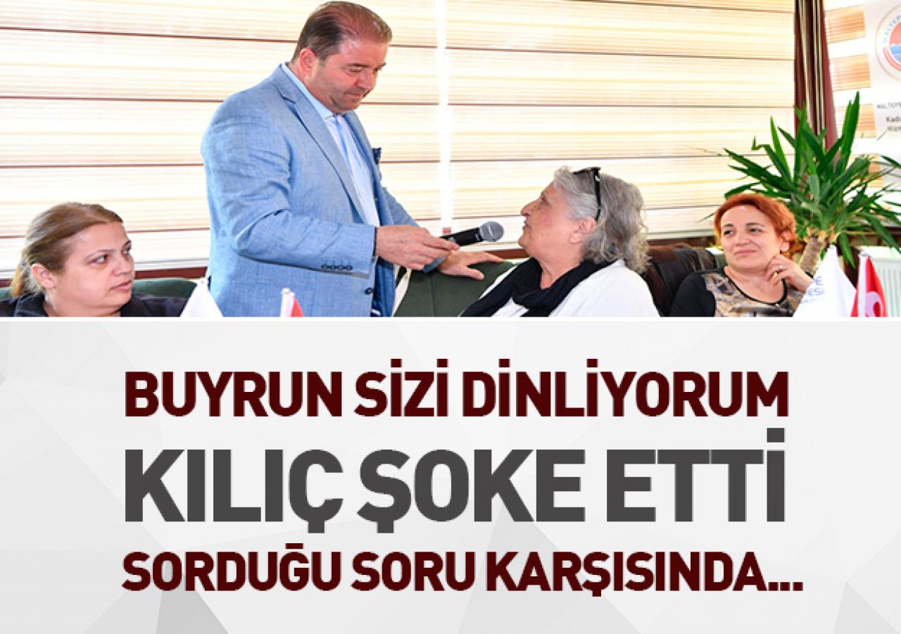 Buyrun sizi dinliyorum!