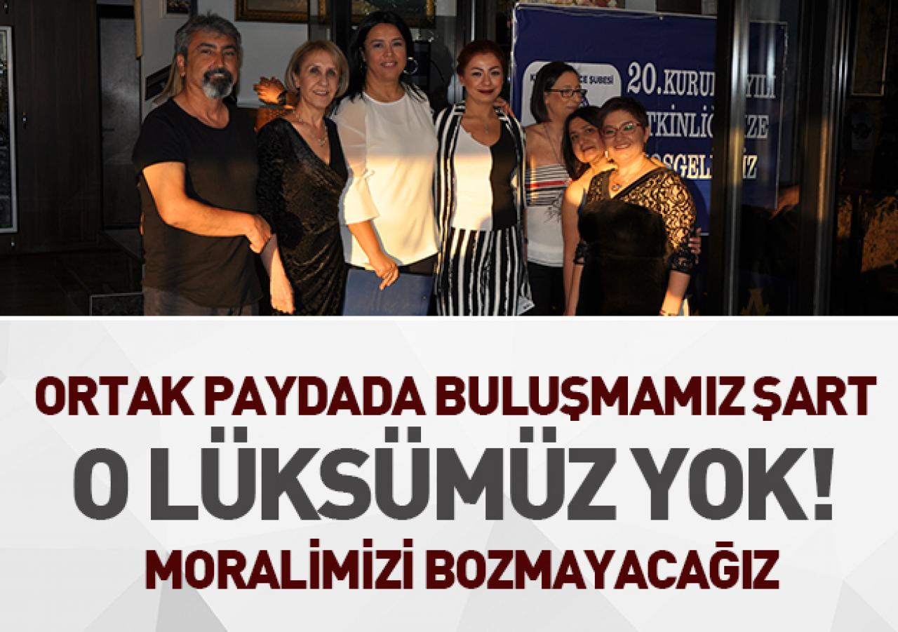 Ortak paydada buluşmamız şart