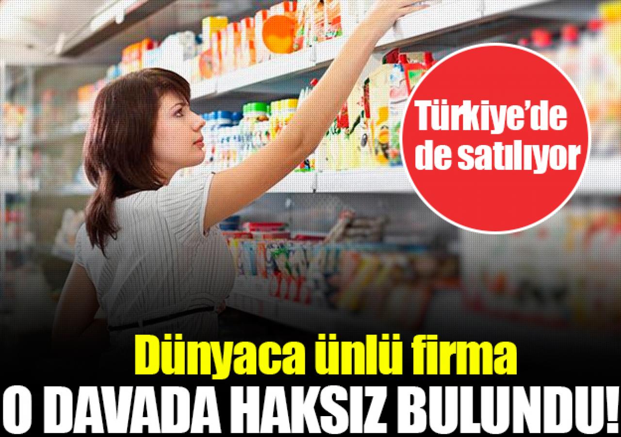 Dünyaca ünlü firma kanser davasında suçlu bulundu