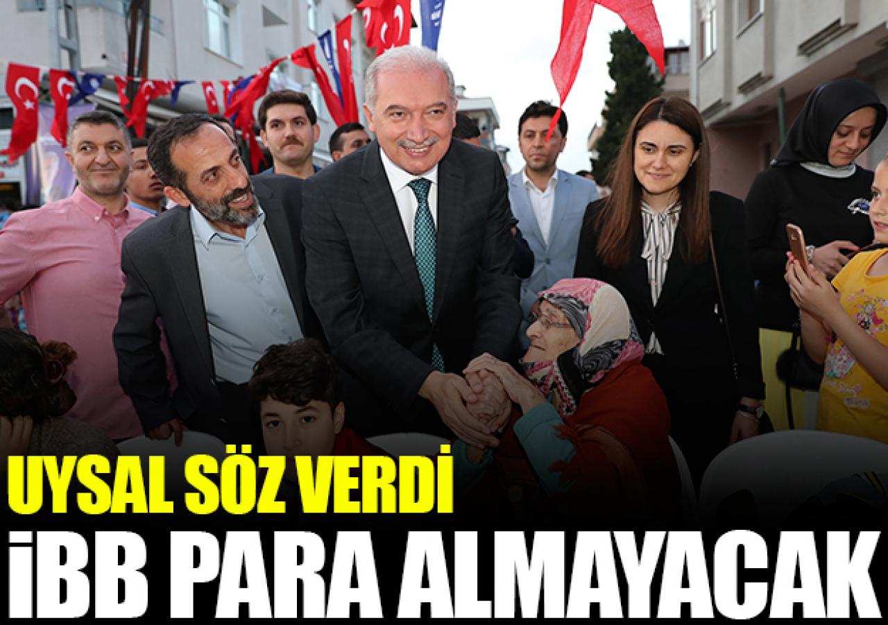 İBB para almayacak