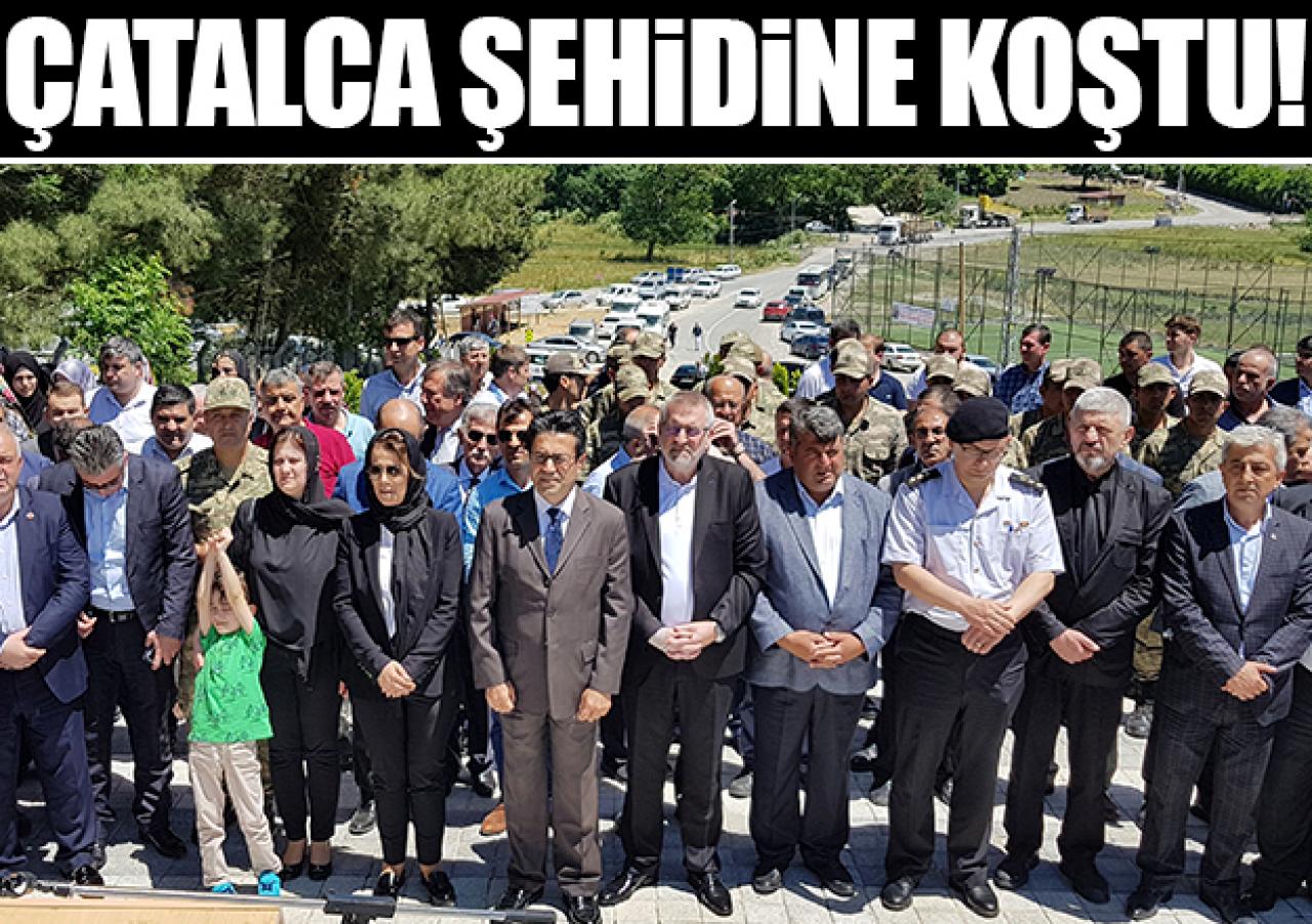 Çatalca şehidine koştu