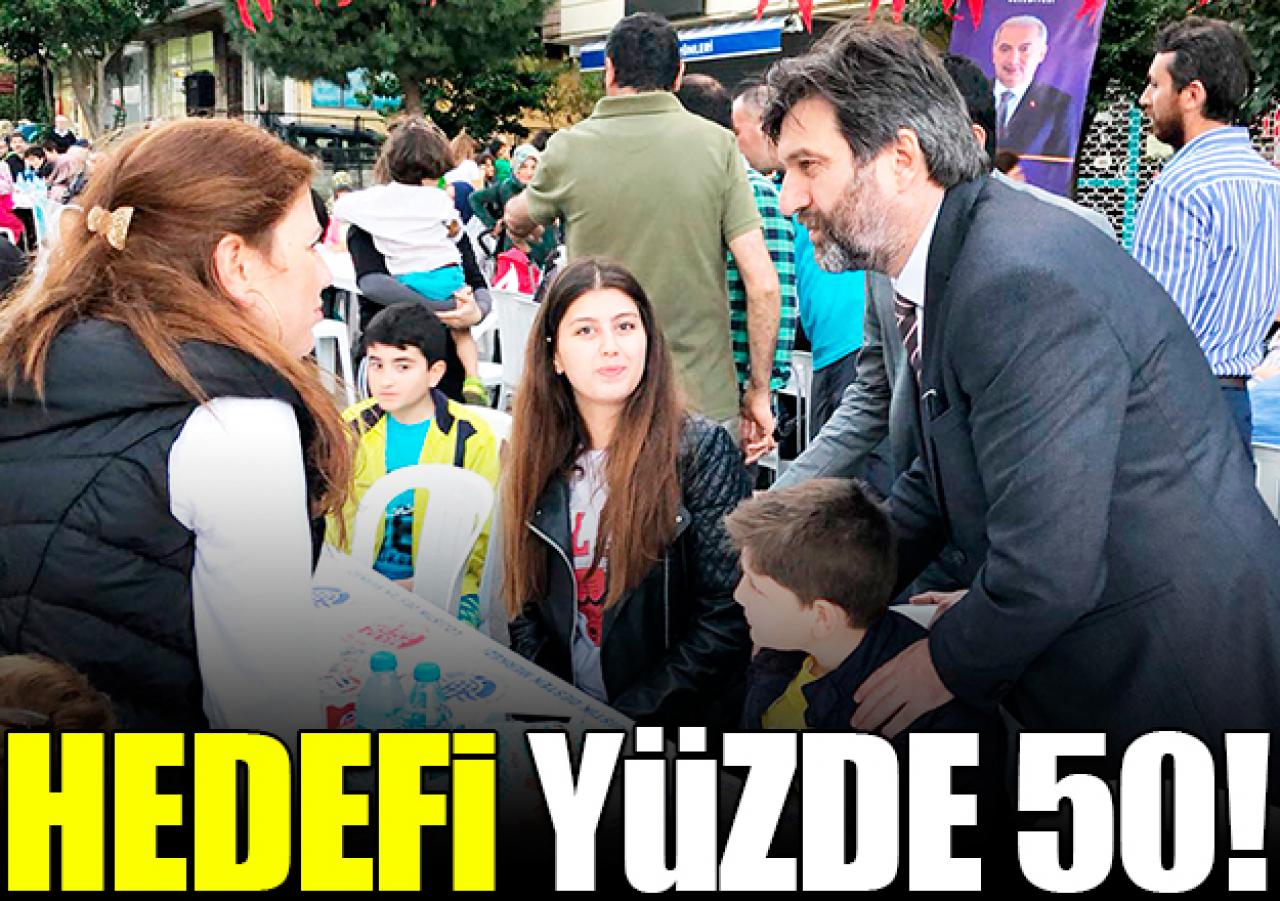 Karaarslan’ın hedefi yüzde 50’nin üzeri