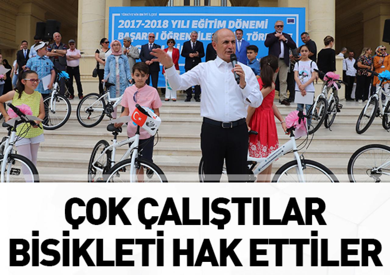 Çok çalıştılar bisikleti hak ettiler