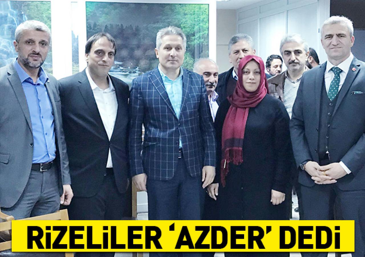 Rizeliler Derneği’nde Azder dönemi başladı