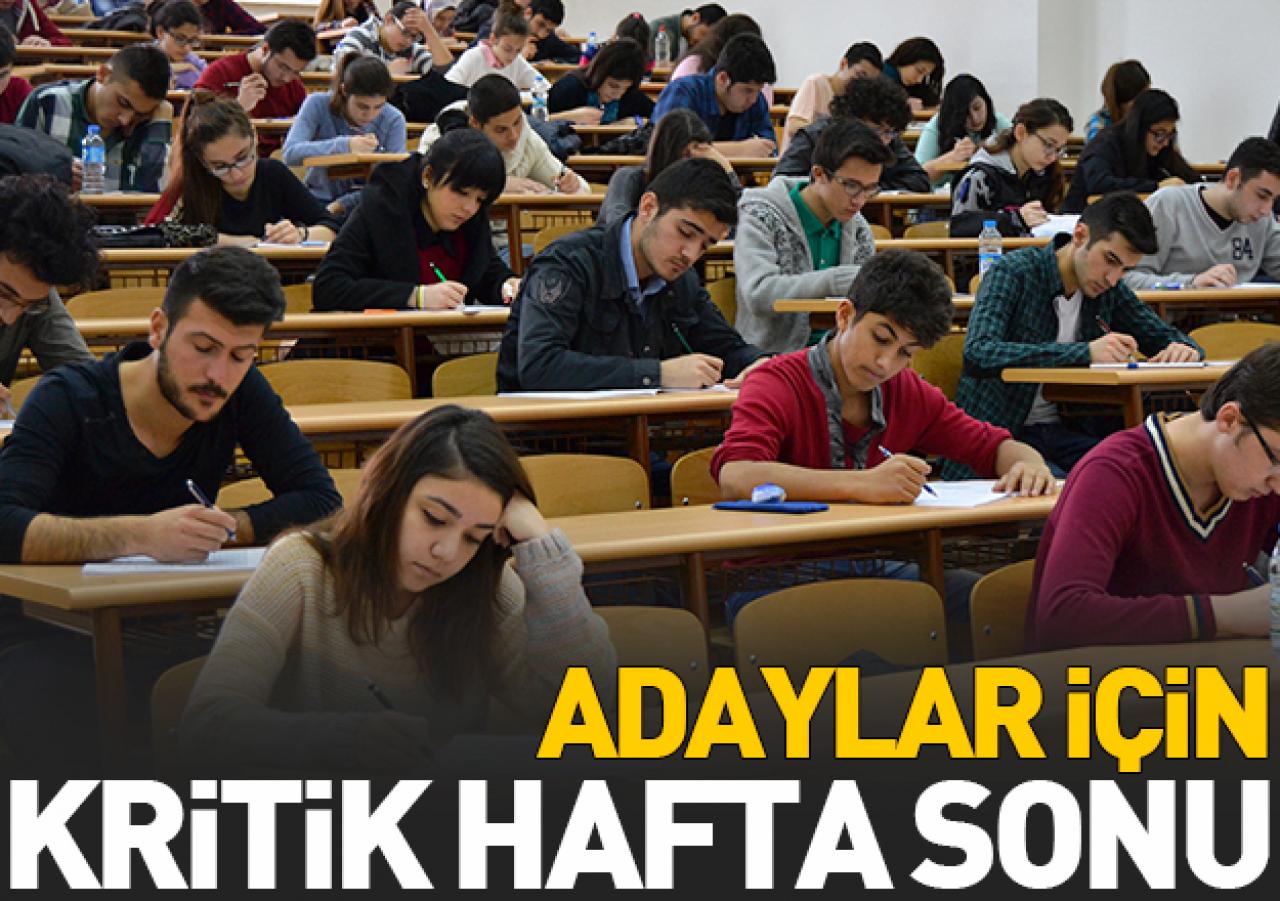 2018 YKS için son günler... Sınav hakkında bilgiler ve detaylar