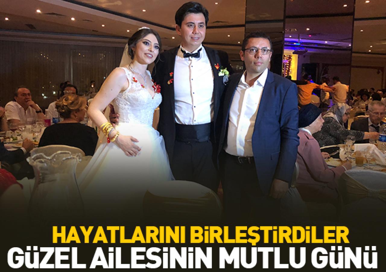 Güzel ailesinin mutlu günü