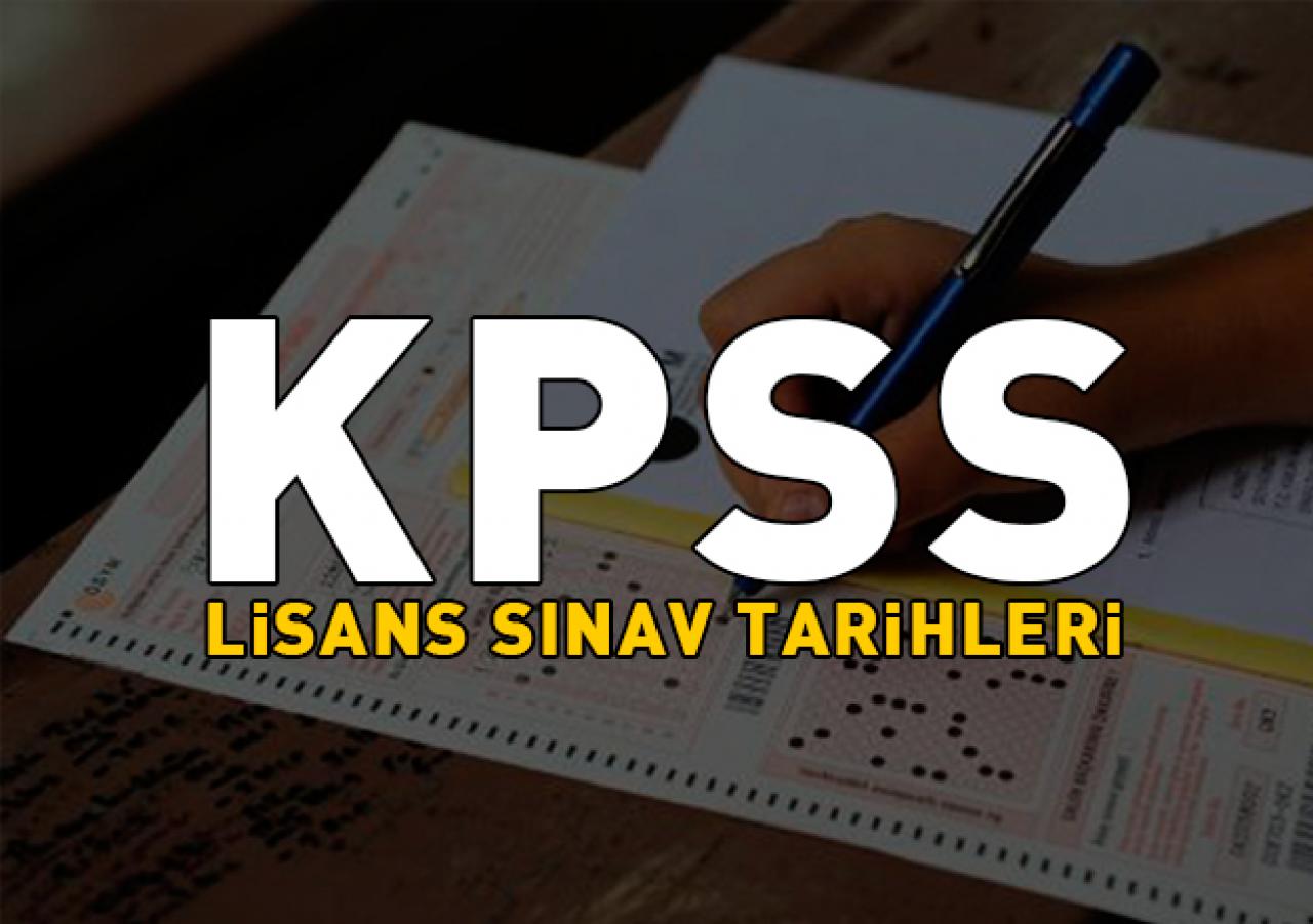 2018 KPSS Lisans Sınavı ne zaman yapılacak?