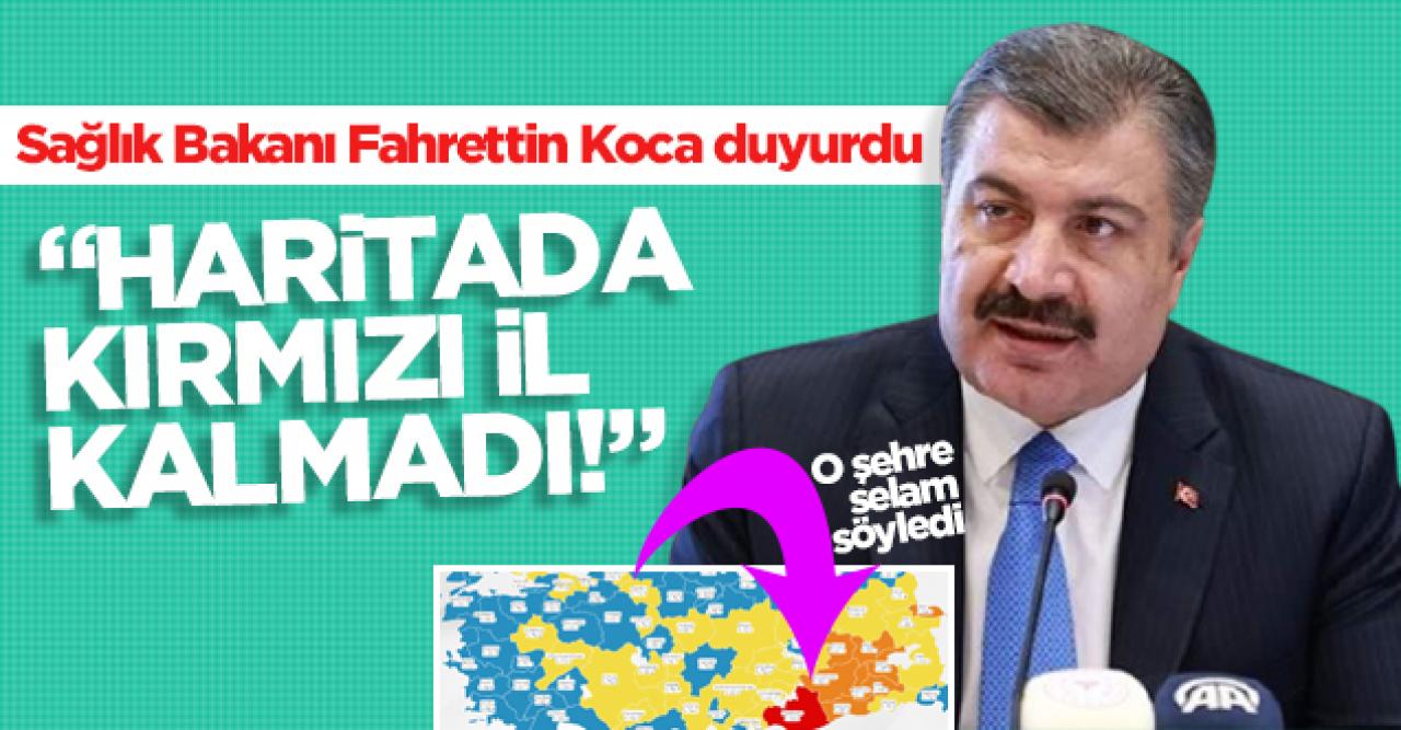 Fahrettin Koca: Kırmızı il kalmadı