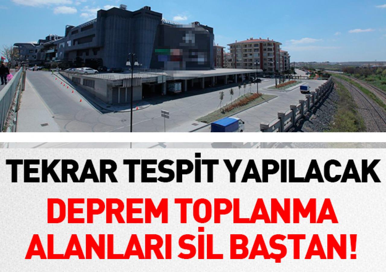 Toplanma alanları sil baştan